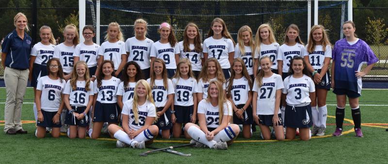 Team members shown in back are (l-r) coach Kathy Kay, Ellen Kline, Aubrey Schirmer, Mikayla Wise, Macy Steinwedel, Emiley Bisaha, Shelby Manlove, Kate Musgrove, Gracie Maughn, Lily Bisaha, Julie Daniello, Savannah Gross, Melanie Mckean and Lizzy Plambeck. In middle are Hannah Sistrunk, Addy Basile, Rilyn Lehman, Avary Miller, Shea Danahy, Brooklynn Dutton, Ava Yenovkain, Emma Campbell, Callie Juliano and Madison Jones. In front are Callie Short and Rachel Carey. Missing is coach Lauren Hvorecny. SUBMITTED PHOTO